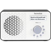 Raadio Technisat VIOLA 200, valge/must