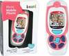 Mõnus õppemänguasja Lean Toys mobiiltelefon Melody Pink, valge/roosa