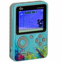 Mini retro kaasaskantav mängukonsool, sinine, IKONKA