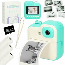 Laste kohene kaamera KX3570, roheline, 1GB, 24MP