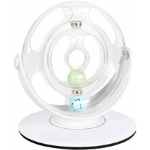 Elektrooniline mänguasi kassidele Flamingo Rotating Wheel, valge