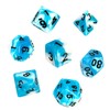 Mängutäringud Rebel RPG Dice Set, sinine ja valge