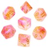 RPG täringukomplekt - Acrylic - Fairy Dust Rebel