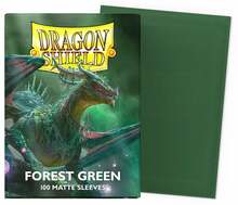 Mängukaartide ümbris Dragon Shield Standard Sleeves - Matte Forest Green, 100 tk