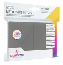 Mängukaartide ümbris Gamegenic Matte Prime Sleeves, 66x91mm, hall
