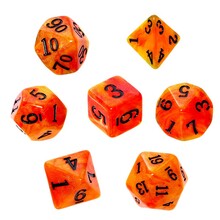 RPG täringukomplekt Rebel, akrüül, Sunset