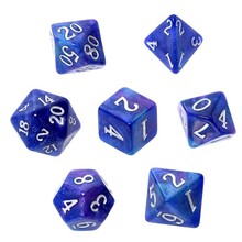 RPG täringukomplekt Rebel - Acrylic - Twilight