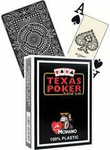 Mängukaardid Modiano Texas Poker Hold Em, mustad