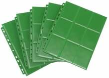 Kaardikiled Gamegenic 18-Pocket Pages Sideloading, roheline