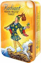 Taro kaardid Radiant Rider-Waite, metallkarbis