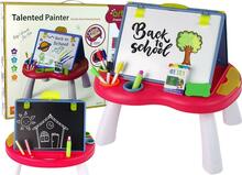 Joonistamislaud Lean Toys 2in1, punane