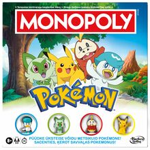 Lauamäng Monopolis Hasbro Gaming, Pokemon, LV, EE