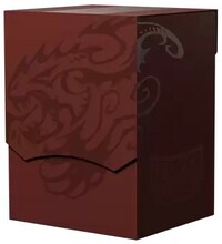 Kaardikarp Dragon Shield Deck Shell Deck Box, Blood Red