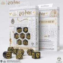 Täringukomplekt Q-Workshop Harry Potter Hufflepuff, must
