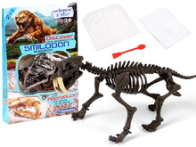 Kreatiivne komplekt Clementoni Smilodon tiigri skelett ZA3713, pruun