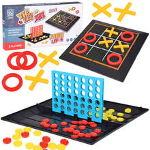 Lauamängude komplekt lastele 2 ühes: Tic-tac-toe ja Connect 4, Jokomisiada