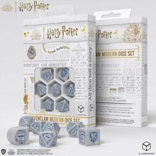 Täringukomplekt Q-Workshop Harry Potter Ravenclaw, valge