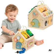 Puidust manipuleerimismaja Tooky Toy