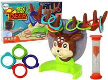 Lauamäng Lean Toys O My Deer, rõngaste loopimine hirve sarvede pihta