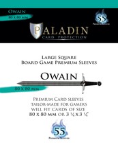 Kaardikaitsed Paladin Sleeves Premium Large Square 80x80mm, 55 tk