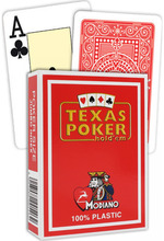 Kaardid Modiano Texas Poker Hold Em Jumbo Index, punased