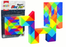 Loogikamäng Lean Toys Magic Cube Arrangeing Snake, 10x10x3 cm