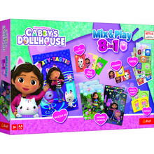 Lauamängude komplekt Gabby’s Dollhouse, 8in1 Mix&Play