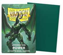 Kaardikaitsed Dragon Shield Japanese size Dual Matte Sleeves - Power, 60 tk