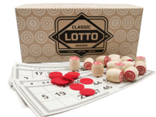 Lauamäng Loto, puidust tünnid