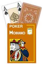 Mängukaardid Modiano Poker, oranž
