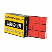 Piljardikriit Pioneer, punane, 12 tk