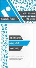 Kaardikiled Rebel Sleeves - Mini USA, 43x65mm, 100 tk