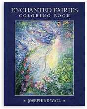 Värviraamat Lummavad haldjad autor Josephine Wall, 96 lehekülge, 27.5x21.5 cm, Blue Angel