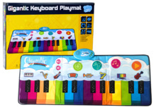 Õppematt tantsimiseks Lean Toys, Rainbow klaveri instrumendid, 10 meloodiat