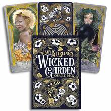 Orakli kaartide ja raamatu komplekt Lady Stirlings Wicked Garden, US Games Systems