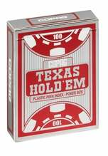 Pokkerikaardid Texas Holdem Peek Index, mustad
