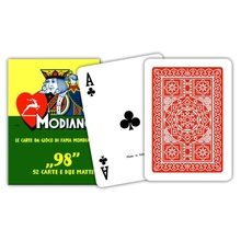 Pokkerikaardid Modiano 98, punased