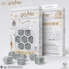 Täringukomplekt Q-Workshop Harry Potter Slytherin, valge