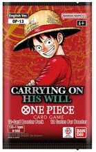 Kaardimängu laiendus Bandai One Piece Card Game Booster OP13 Carrying on his will