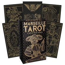 Taro kaardid Marseille Tarot, kuldne ja must väljaanne