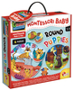 Montessori ümmargune pusle, Leia loomabeebile ema, 106004