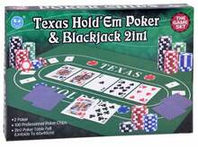 Kaardimängude komplekt 2in1 Poker ja BlackJack, JOKOMISIADA, GR0706