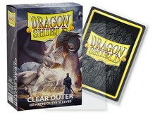 Kaardikiled Dragon Shield Standard size Outer Sleeves - Matte Clear, 100 tk