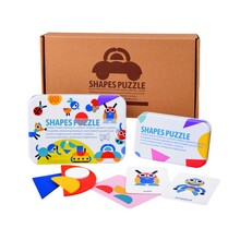 Montessori puidust pusle Tangram, ZA4377