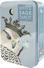 Taro kaardid White Sage metallkarbis, US Games Systems