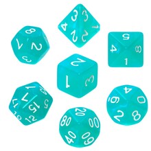 Täringud RPG Dice Set Rebel, türkiissinine