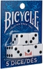 Täringukomplekt Bicycle, 5 tk