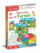 Haridusmäng talu loomad, värviline, Clementoni 50768