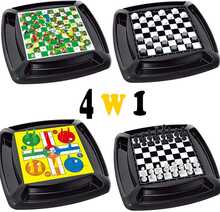 Lauamängude komplekt 4in1, Woopie