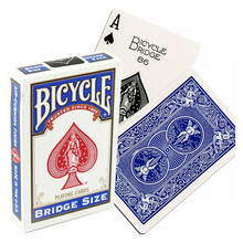 Mängukaardid Bicycle Rider Back Bridge Size, sinine